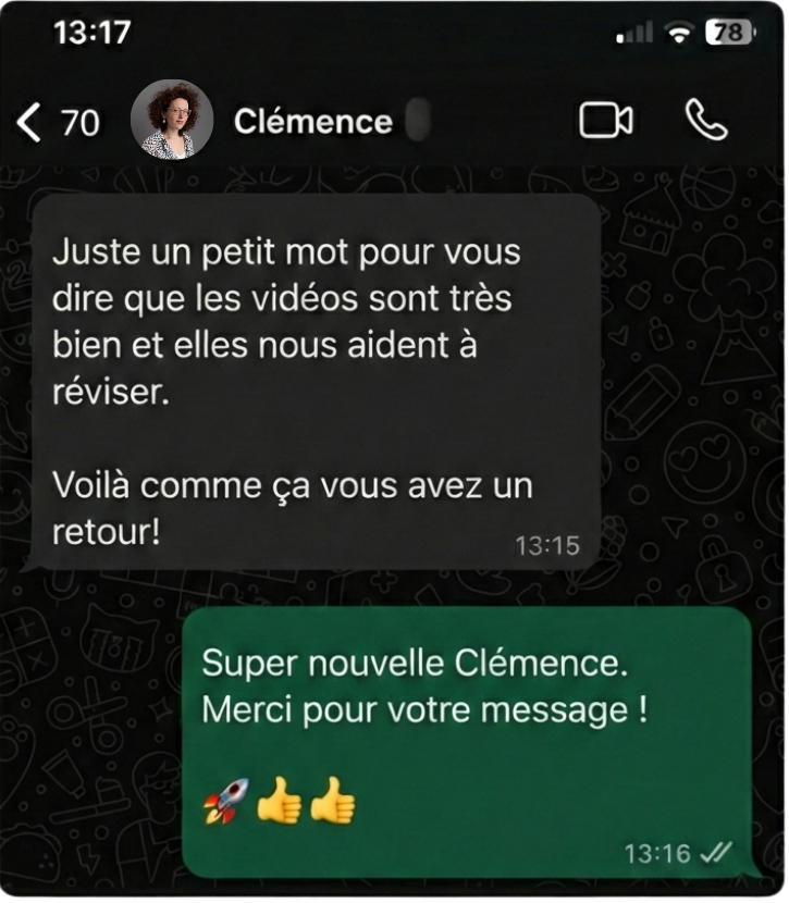 Témoignage Clémence