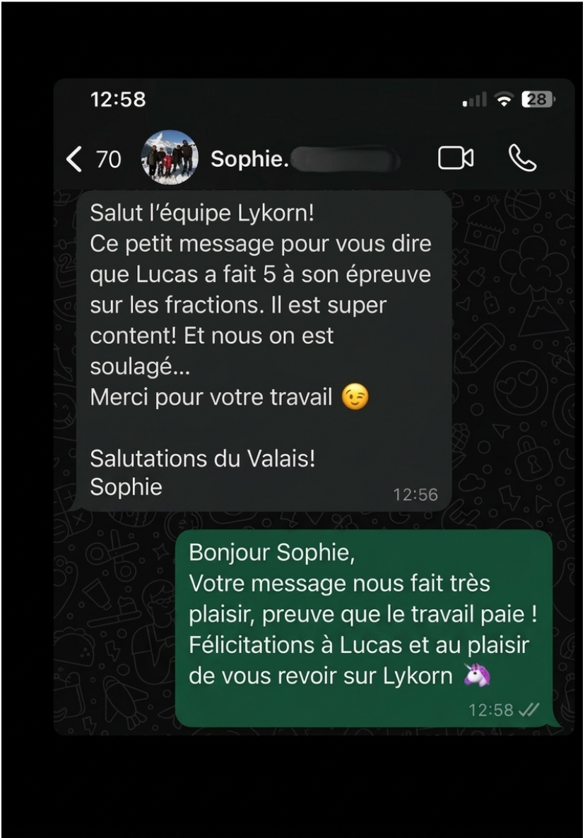 Témoignage Sophie